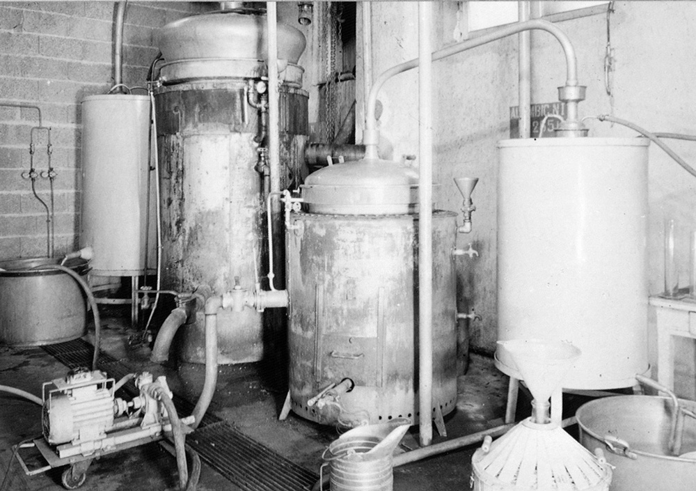 Distillerie miclo en 1962